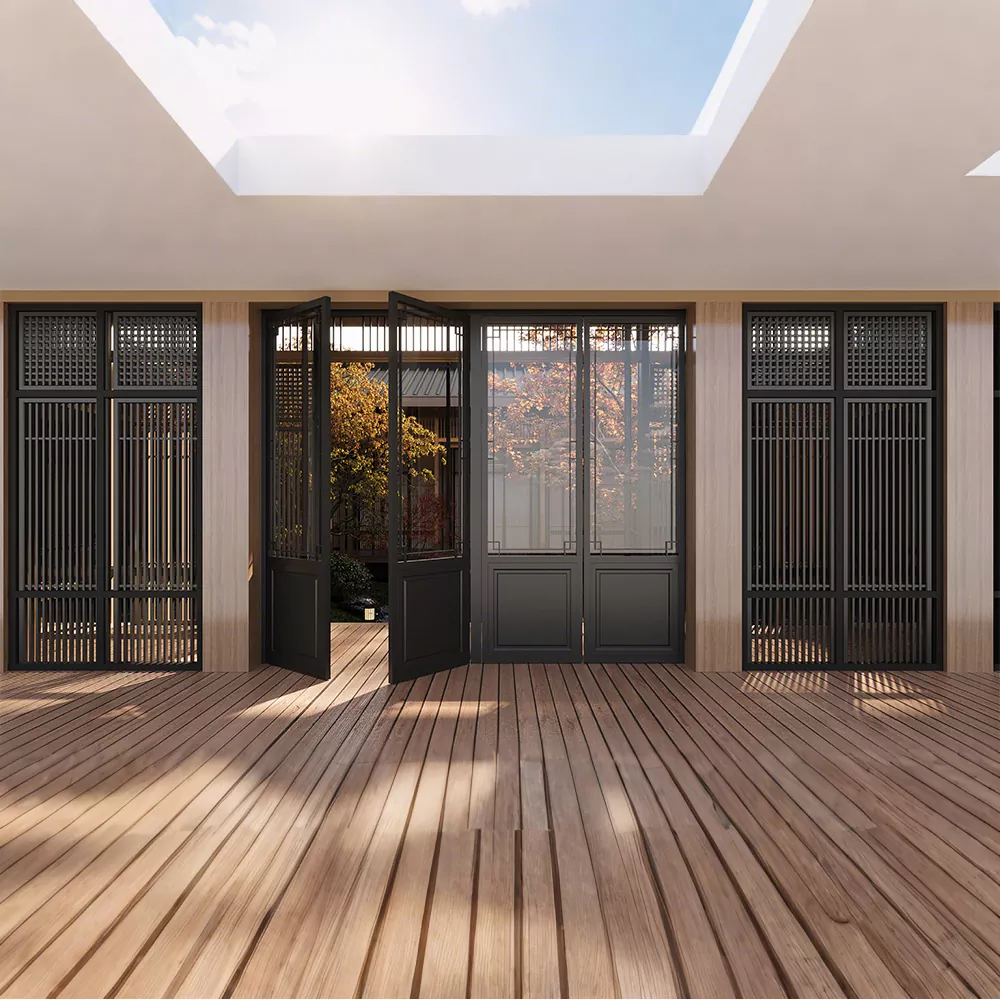 Seres antique style exterior fenestra