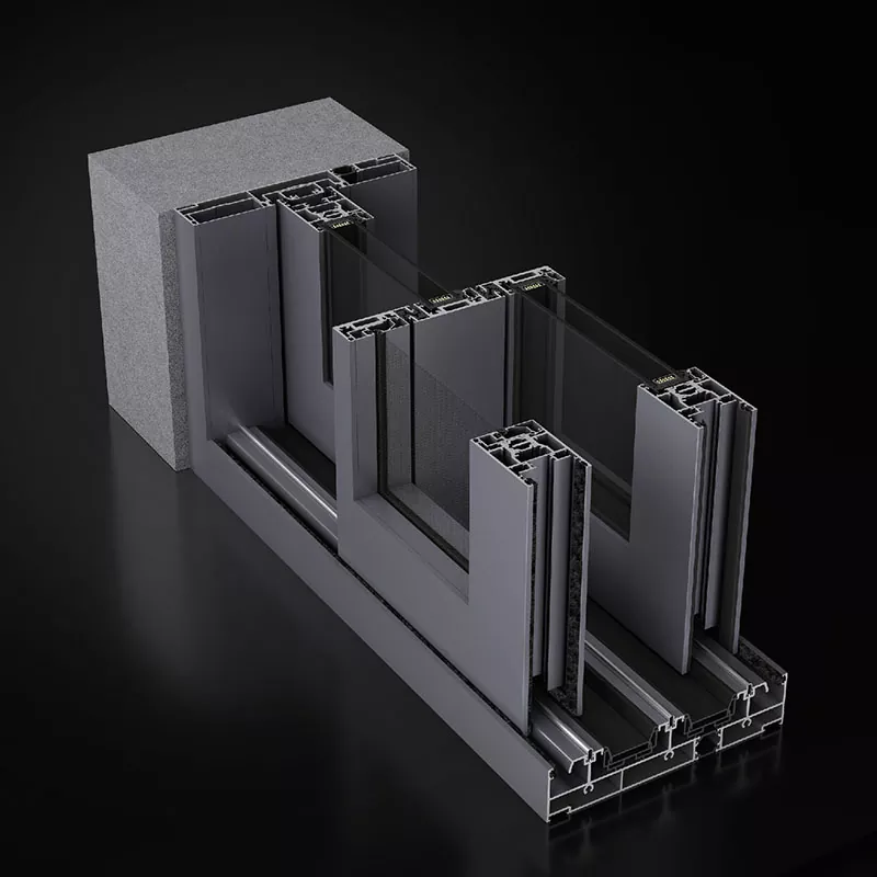 Electric Built in excaecat Louver Aluminium Sapiens Fenestra